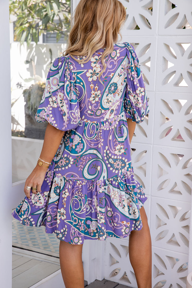 The Andria Dress - Periwinkle