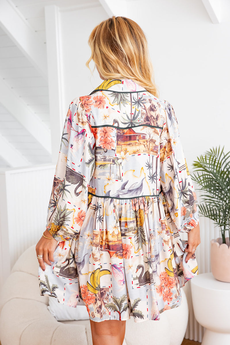 The Mia Dress - Australiana