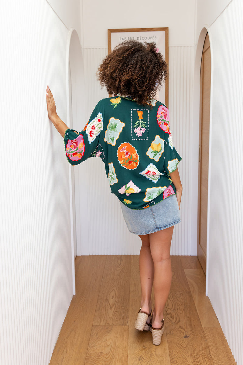 The Amity Shirt - Flora Verde