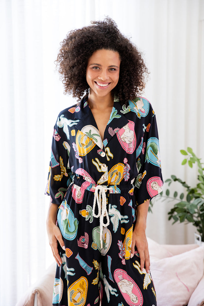 The Lazio Jumpsuit - Mythos Noir