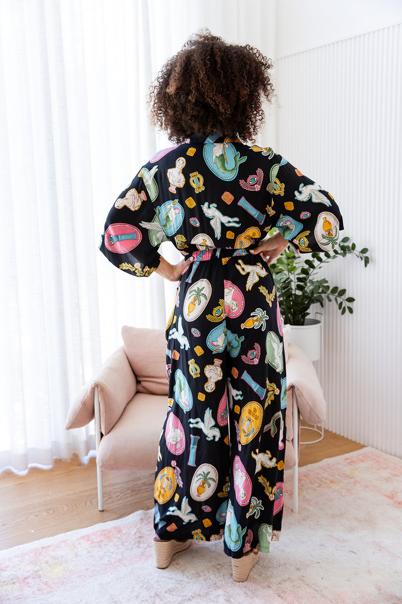 The Lazio Jumpsuit - Mythos Noir