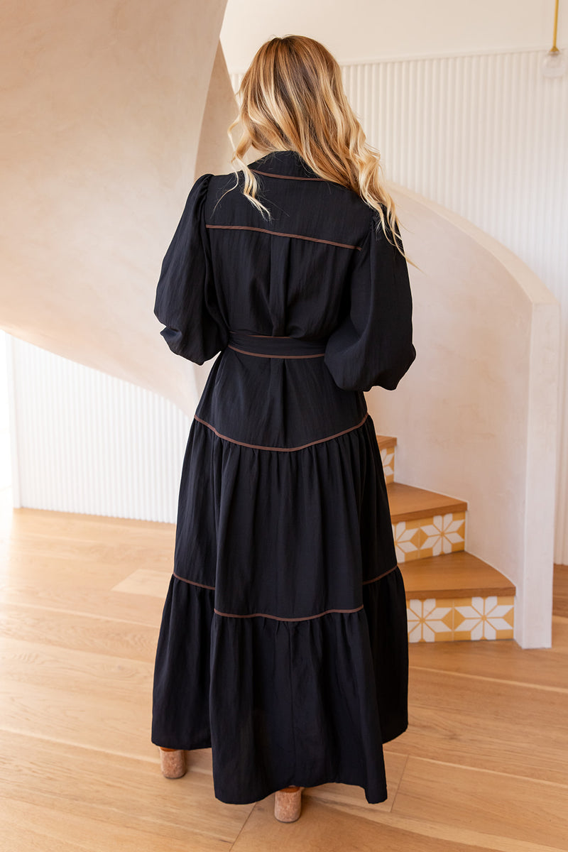 The Luciana Dress - Deep Navy