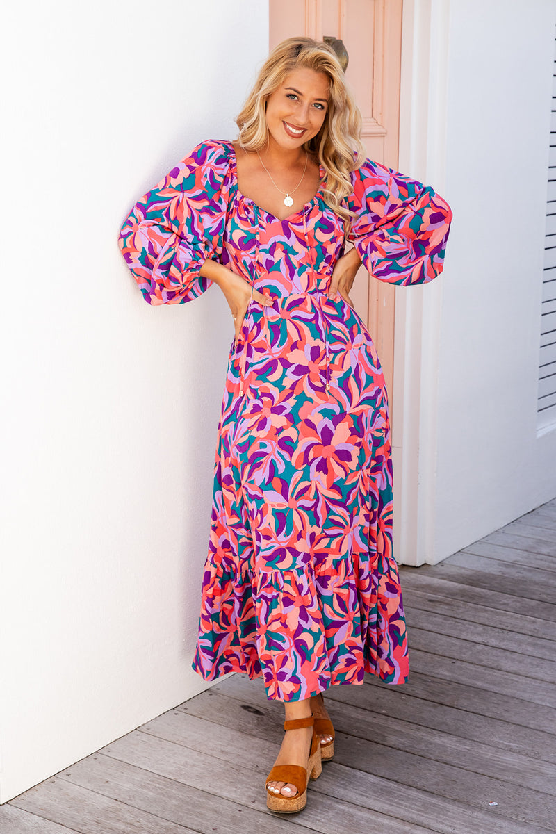 The Tilly Dress - Purple Haze