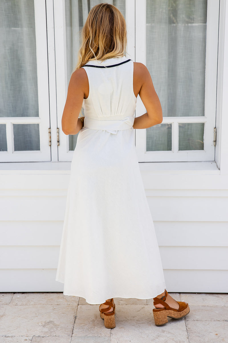 The Anisa Dress - White