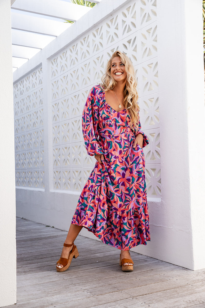 The Tilly Dress - Purple Haze