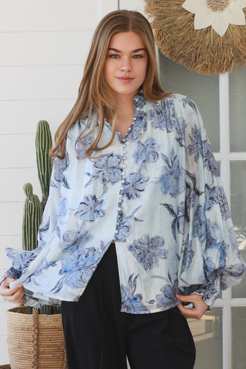 The Something Blue Blouse