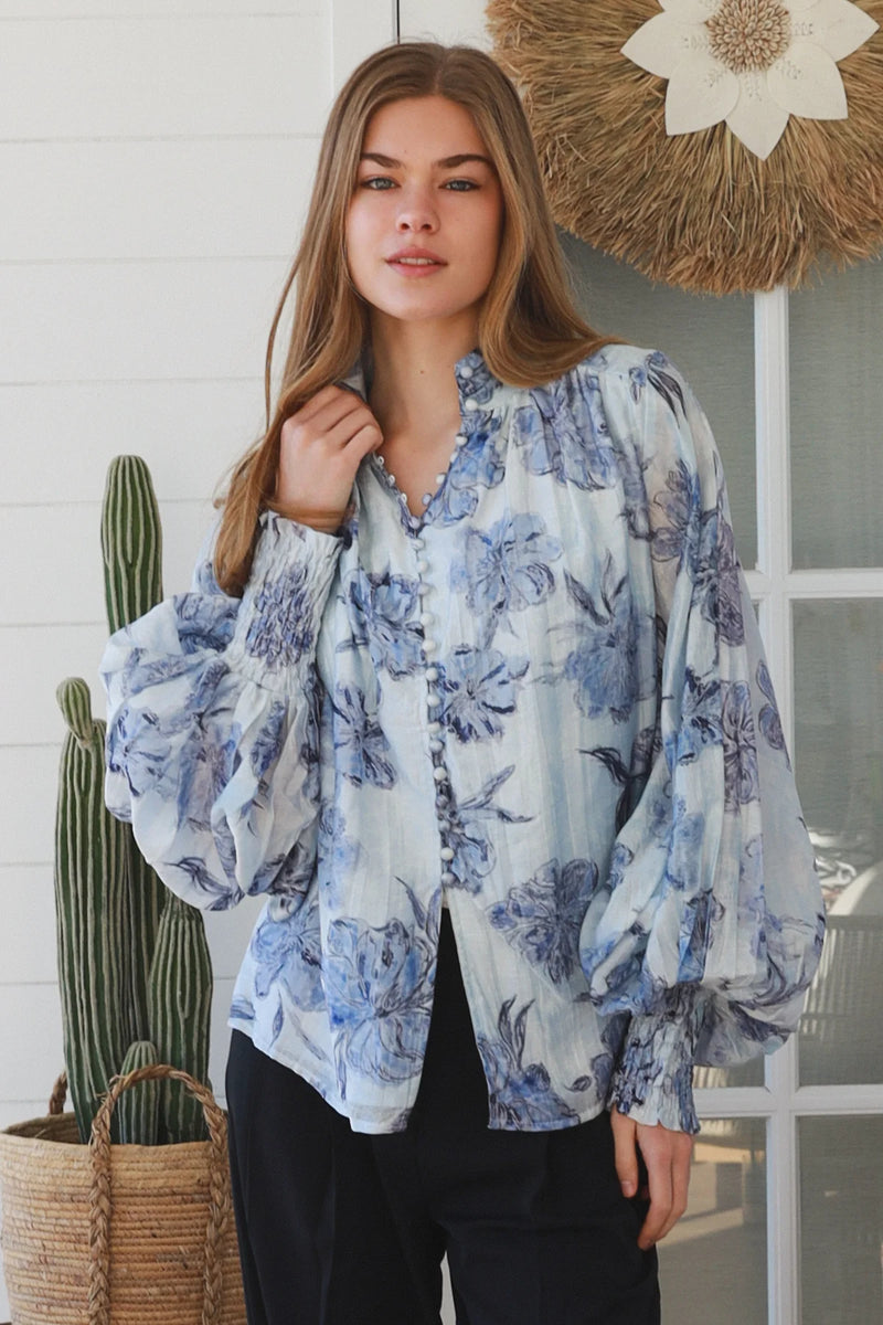 The Something Blue Blouse
