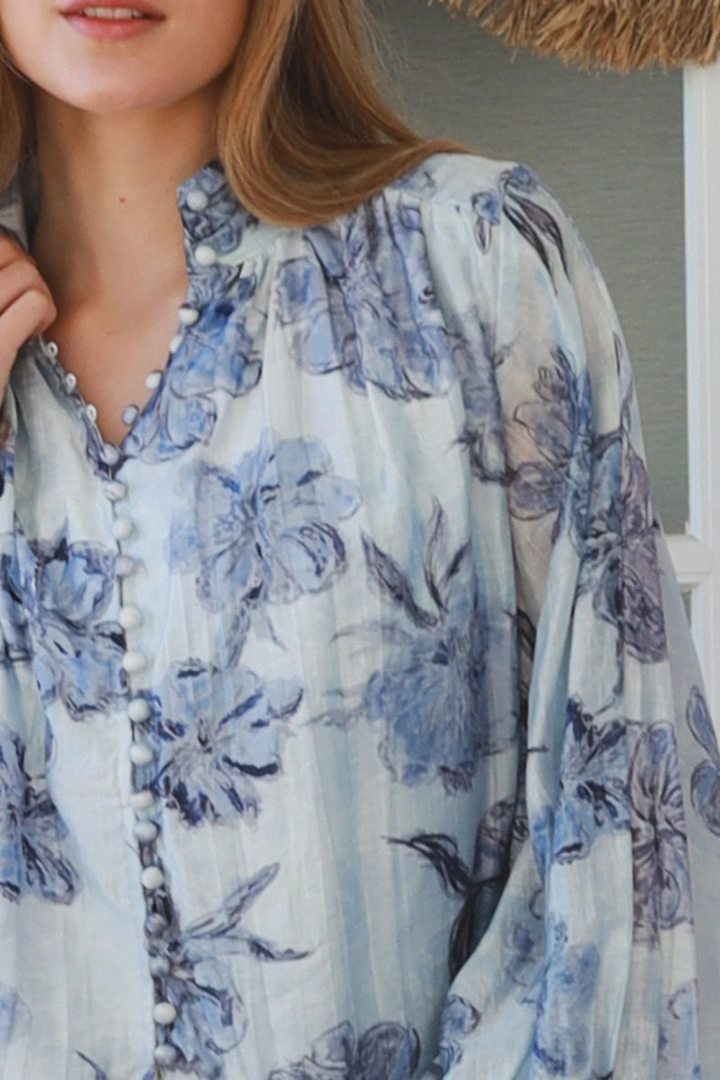The Something Blue Blouse