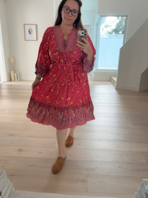 The Josephine Dress - Wild Fuchsia