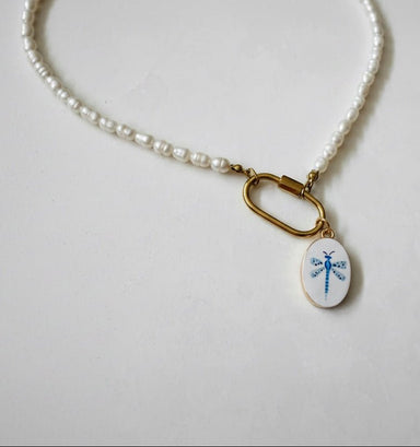 Art Tile Charm Necklace - Sparrow & Finch Boutique