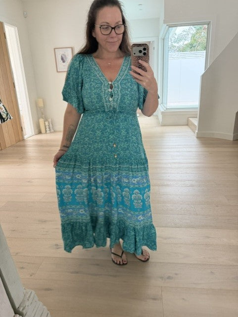 The Scarlett Dress - Dark Turquoise