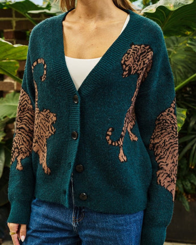 Easy Tiger Cardigan - Sparrow & Finch Boutique