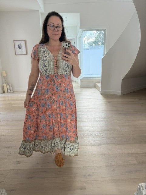 The Cora Maxi Dress - Soda