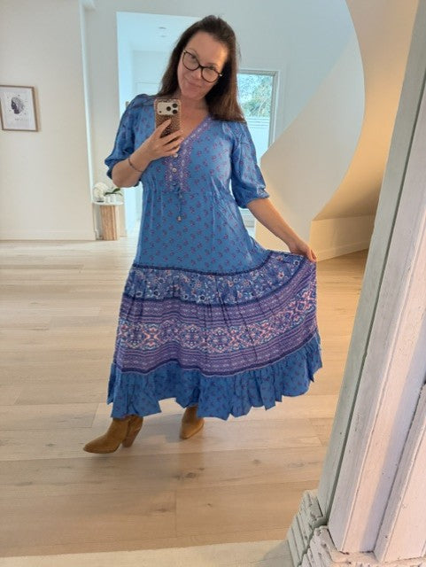 The Colette Dress - Lunar Blue