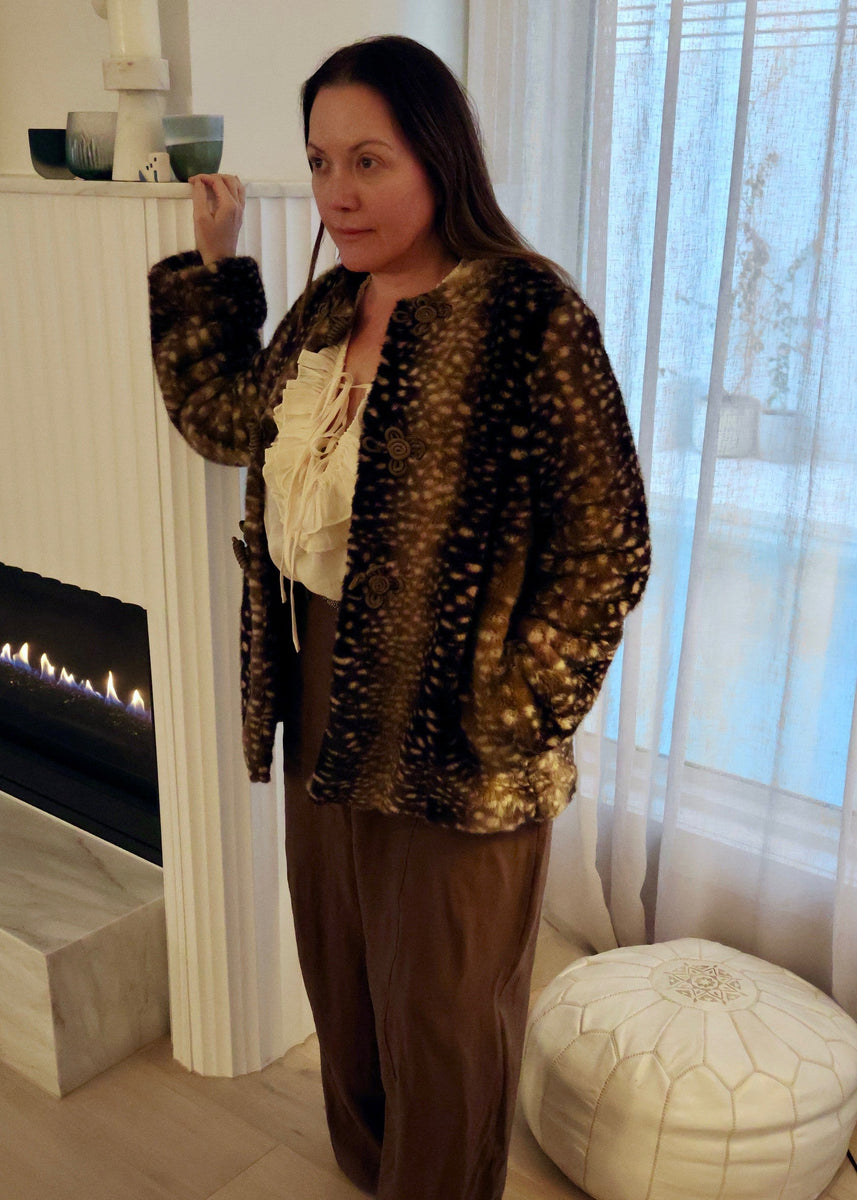 Out of the Woods Faux Fur Coat