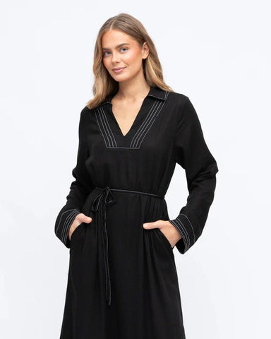 Raven Linen Maxi - Sparrow & Finch Boutique