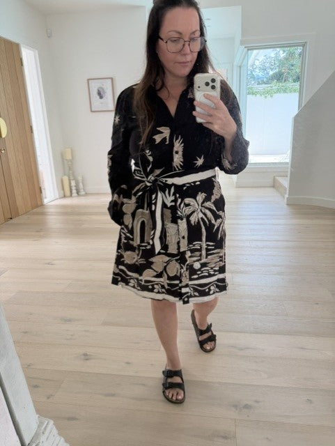 Midnight in Rome Dress