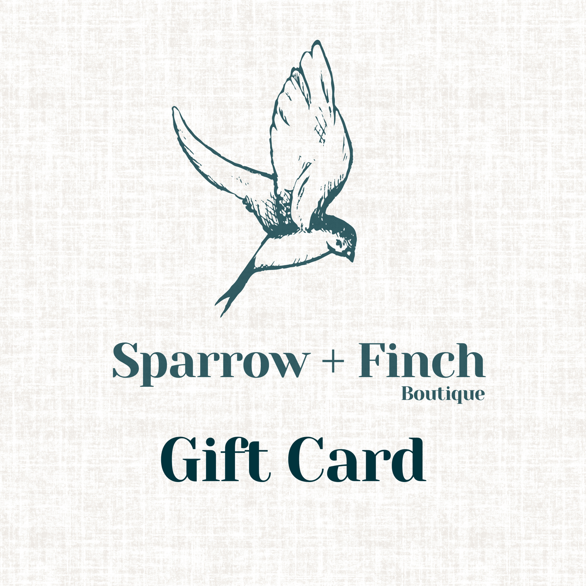 Sparrow + Finch Gift Card