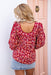 The Addie Shirt - Burgundy Bloom - Sparrow & Finch Boutique