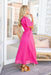 The Addison Dress - Hot Pink - Sparrow & Finch Boutique