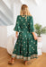 The Adena Dress - Emerald Majesta - Sparrow & Finch Boutique