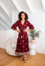 The Adena Dress - Ruby Majesta - Sparrow & Finch Boutique