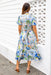 The Aelia Dress - Paros Palms - Sparrow & Finch Boutique