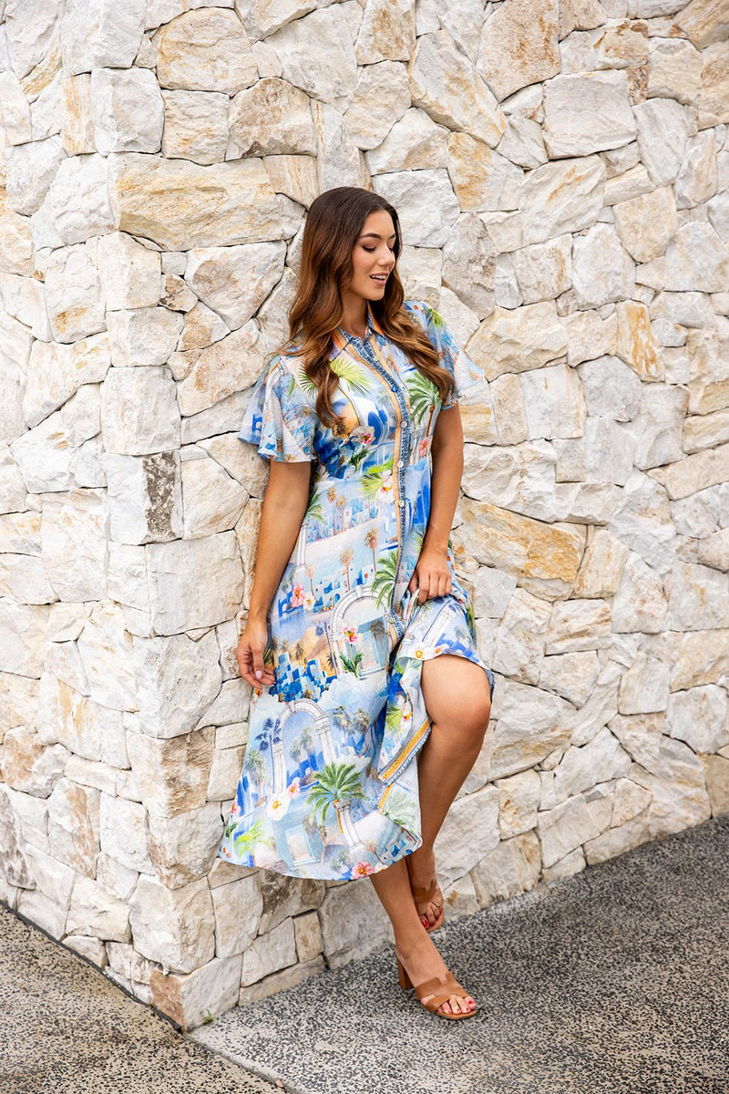 The Aelia Dress - Paros Palms
