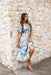 The Aelia Dress - Paros Palms - Sparrow & Finch Boutique