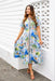 The Aelia Dress - Paros Palms - Sparrow & Finch Boutique