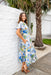 The Aelia Dress - Paros Palms - Sparrow & Finch Boutique