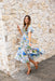 The Aelia Dress - Paros Palms - Sparrow & Finch Boutique