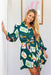 The Alora Dress - Flora Verde - Sparrow & Finch Boutique