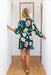 The Alora Dress - Flora Verde - Sparrow & Finch Boutique