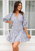 The Amber Dress - Grey Striped - Sparrow & Finch Boutique