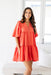 The Andria Dress - Sweet Peach - Sparrow & Finch Boutique