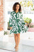 The Anika Dress - Palm Paradise - Sparrow & Finch Boutique