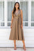 The Anisa Dress - Brown - Sparrow & Finch Boutique