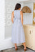 The Anisa Dress - Grey Striped - Sparrow & Finch Boutique
