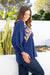 The Aquarius Shirt - Dark Sapphire - Sparrow & Finch Boutique