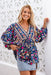 The Aquarius Shirt - Navy Bloom - Sparrow & Finch Boutique
