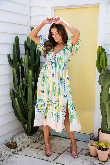 The Arcadia Dress - Amalfi Coast - Sparrow & Finch Boutique