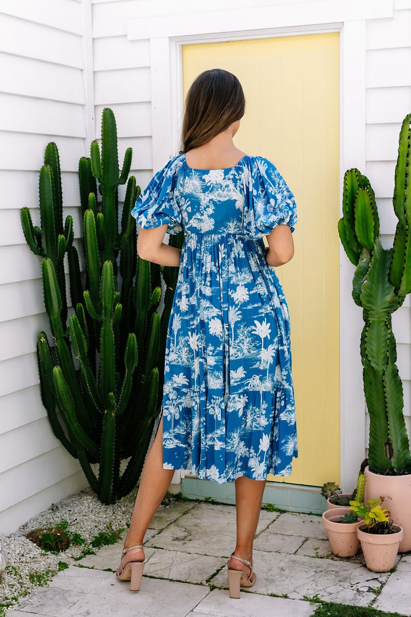 The Arcadia Dress - Seaside Blue