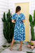 The Arcadia Dress - Seaside Blue - Sparrow & Finch Boutique