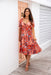 The Arcadia Dress - Tangelo - Sparrow & Finch Boutique