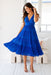 The Arden Dress - Royal Blue - Sparrow & Finch Boutique