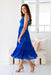 The Arden Dress - Royal Blue - Sparrow & Finch Boutique