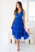 The Arden Dress - Royal Blue - Sparrow & Finch Boutique