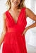 The Arden Dress - Ruby Red - Sparrow & Finch Boutique