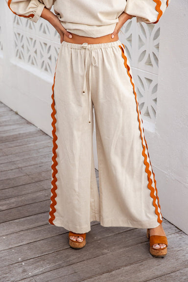 The Asha Pants - Barley White - Sparrow & Finch Boutique